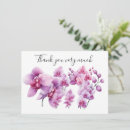 Search for purple thank you cards Orchid