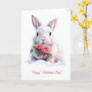 Search for cute rabbit valentines day cards Kids