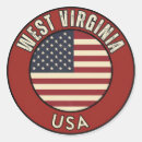 Search for virginia state stickers West virginia flag