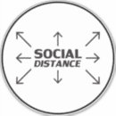 Search for pandemic stickers Black and white