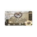 Search for wood heart return address labels String lights