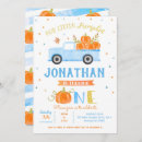 Search for blue truck invitations Pumpkins