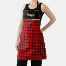 Search for red check gingham aprons Chef