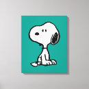 Search for cartoon dog canvas prints Charlie brown