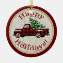 Search for black truck christmas tree decorations Vintage