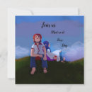 Search for tranquillity invitations Blue