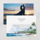Search for beach wedding thank you cards Summer