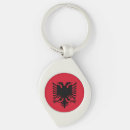 Search for albanian flag key rings Black