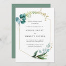 Search for teal gold wedding invitations Floral