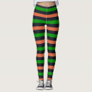 Search for black and green stripe leggings Halloween