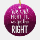 Search for feminist christmas tree decorations pink
