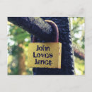 Search for love locks postcards Engagement