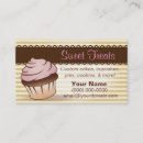 Search for treats business cards Cupcake