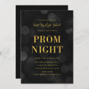 Search for black gold prom invitations Dance