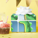 Search for dinosaurs wrapping paper Cretaceous