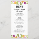Search for watercolor wedding menus Floral