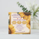 Search for sunflower square invitations Simple