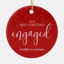 Search for engagement photo christmas tree decorations Red