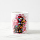 Search for dachshund christmas mugs Pink