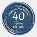 Search for ruby wedding stickers 40 years