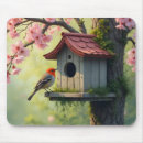Search for flowering spring tree mousepads Bird