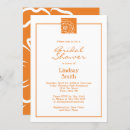 Search for marigold bridal shower invitations Orange