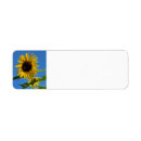 Search for happy flower return address labels Yellow
