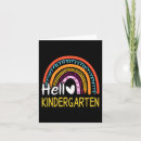 Search for kindergarten teacher cards Rainbow