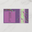 Search for spring bloom business cards Green