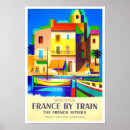 Search for french train posters Vintage
