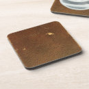 Search for faux leather coasters Vintage