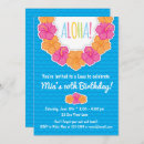 Search for luau party invitations Hibiscus flowers