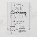 Search for 25th anniversary party invitations Chic