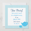 Search for tea pot invitations Blue