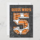 Search for basketball party invitations Chalkboard