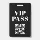 Search for vip pass name tags badges Black