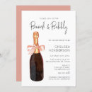 Search for champagne brunch invitations Watercolor
