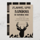 Search for deer christmas invitations Flannel