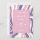Search for pink and purple wedding invitations Green