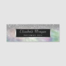 Search for holographic name tags Hair stylist