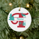 Search for letter t christmas tree decorations Initial