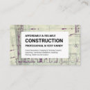 Search for blueprints business cards Construction