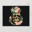 Search for gothic designs postcards Skeleton