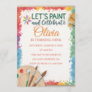 Search for paint palette invitations Paint and sip