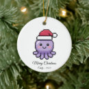 Search for octopus christmas tree decorations Illustration