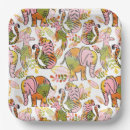 Search for jungle paper plates Elephant