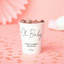 Search for baby shower paper cups Minimal