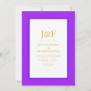Search for purple black and gold invitations Typography