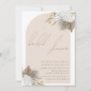 Search for boho floral bridal shower invitations Cream