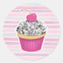 Search for cupcake topper stickers Pink